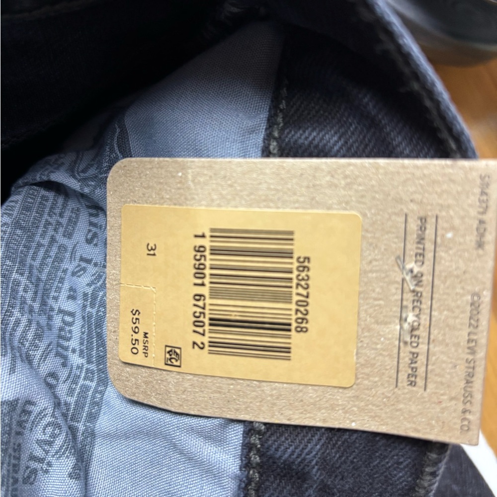 Levi's Womens 501 Original Shorts black disstressd - Picture 3 of 5